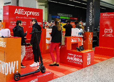 Tienda temporal de AliExpress en El Corte Inglés