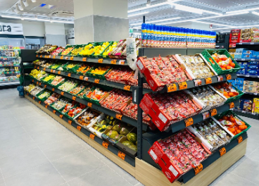 Interior de supermercado DIA en Alicante