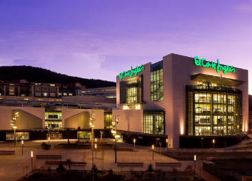 Fachada de El Corte Inglés, en Eibar