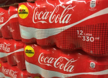 Coca-Cola crece a doble dígito
