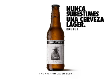 Visual de la cerveza Brutus