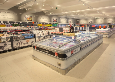 Interior de supermercado Lidl