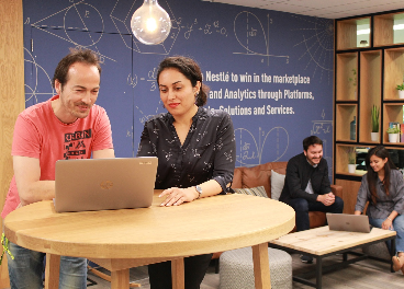 Empleados en el Global IT Hub de Nestlé