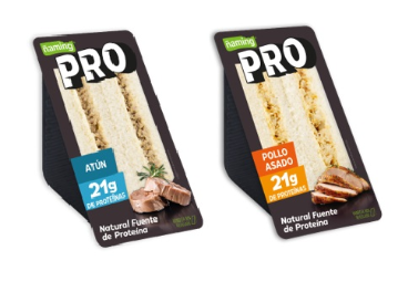 Nuevos sándwiches altos en proteínas Ñaming PRO