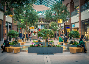 Afluencia a centros comerciales