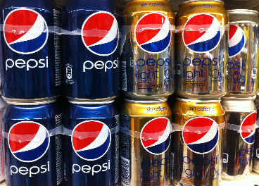 Latas de Pepsi