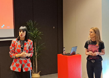 Beatriz Santos y Ainhoa Oyarbide, de Eroski