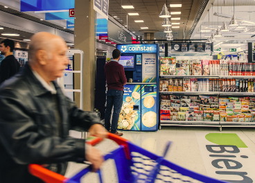 Kiosco de Coinstar en Carrefour