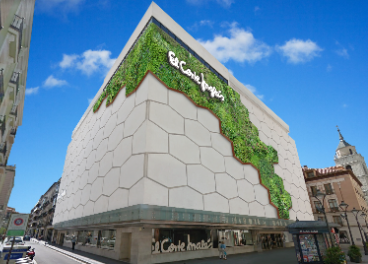 Fachada de El Corte Inglés en Valladolid