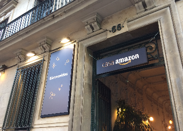 La pop-up store de Amazon en Madrid de 2018