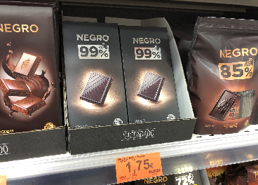 Chocolate en Mercadona