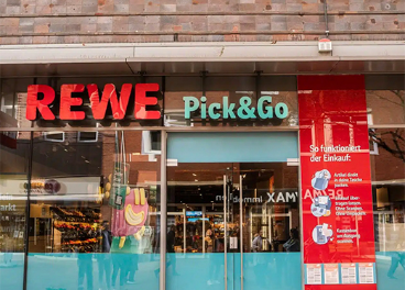 Exterior de tienda Rewe