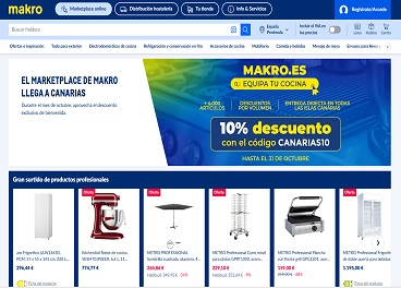 Makro lanza su marketplace en Canarias