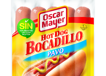 Hot Dog Bocadillo Pavo de Oscar Mayer