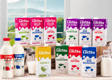 Gama de leche con marca Dia Láctea