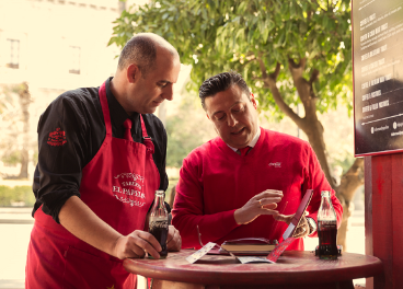 Comercial de Coca-Cola en canal horeca