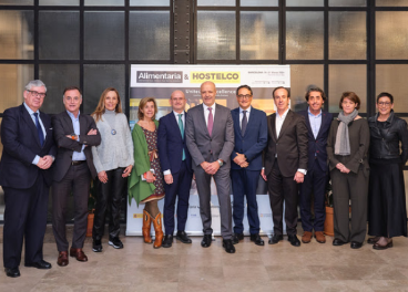 Toni Valls (Alimentaria) con José Miguel Herrero