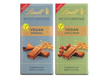 Lindt lanza sus primeras tabletas veganas