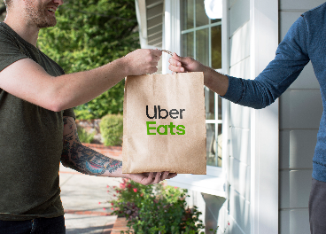 Entrega a través de UberEats