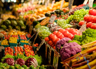 Alimentos en tienda