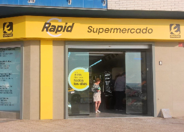 Fachada de una tienda Rapid