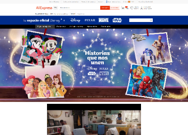 Tienda Disney en AliExpress