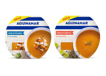 Nuevas sopas y cremas de Aguinamar