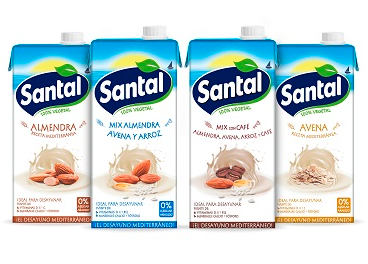 Lactalis y gama Santal de bebidas vegetales