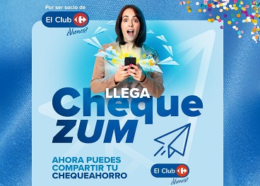 El Club Carrefour lanza el ChequeZum