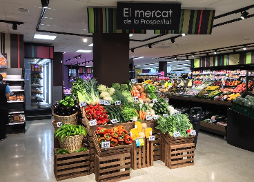 Supermercado de Caprabo en Barcelona