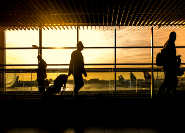 Aeropuerto, lugar de tránsito