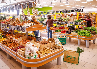 Interior de un supermercado de So.bio