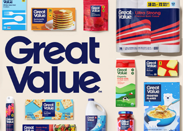 Rediseño de Great Value de Walmart