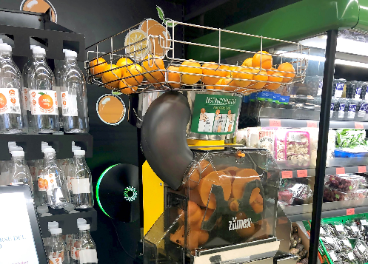 Máquina de zumo de Mercadona