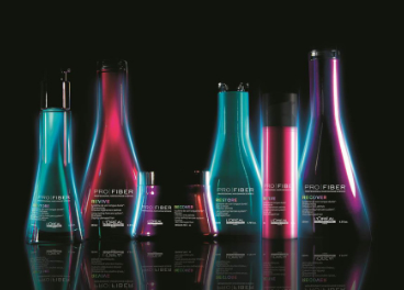 Bodegón de productos L'Oréal Profiber