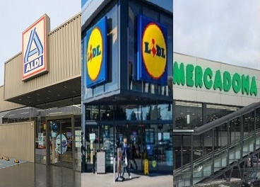 Aldi, Lidl y Mercadona, con menos inflación