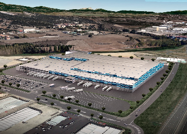 Futuro almacén logístico de Lidl en Álava