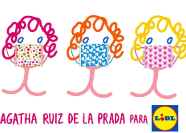 Mascarillas de Lidl y Ágatha