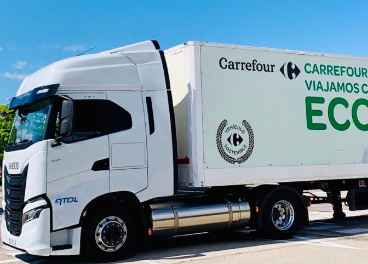 Camión Iveco de ATDL para Carrefour