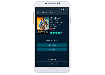 Aplicación para ver en el móvil Vudu