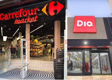 Carrefour y DIA se alían con Nektria