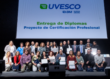 Entrega de diplomas de Uvesco