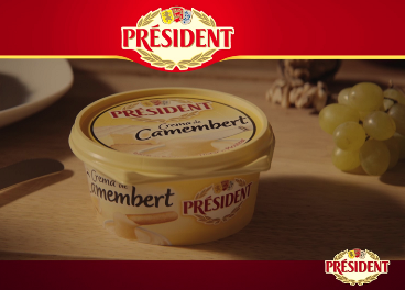 Crema de camembert Président, de Lactalis