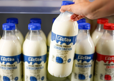 DIA destina 180 millones a leche de origen España