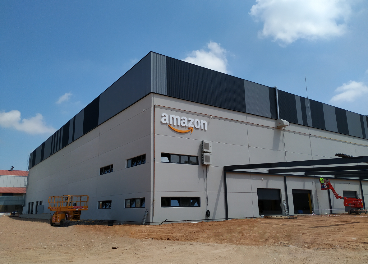 Estación logística de Amazon en Siero (Asturias)