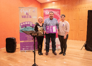 Distintivo Violeta para Makro Valencia