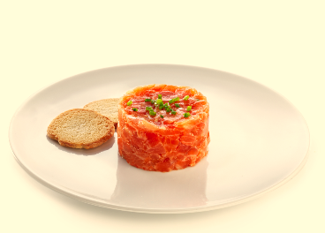 Tartar de salmón de Ahumados Domínguez