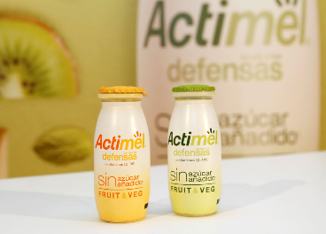 Actimel Fruit&Veg Sin Azúcar Añadido