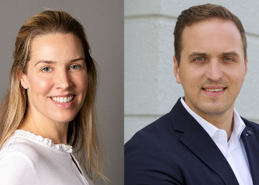 Deann Evans y Birk Angermann (Shopify)