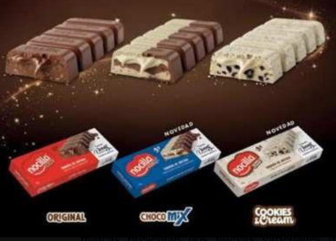 Nuevos turrones de Torrons Vicens y Nocilla
